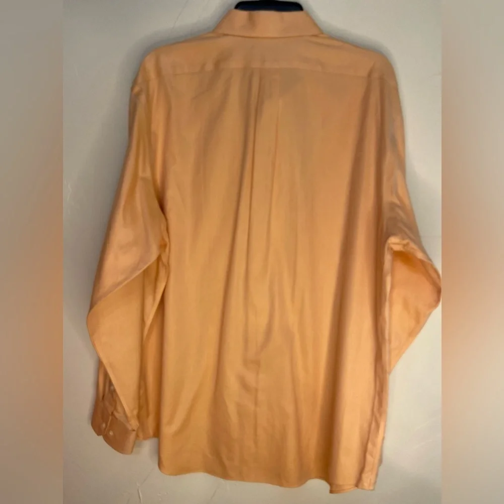 Banana Republic~Men’s Warm Peach Dress Shirt~Button-Up~Long Sleeve~Size XL